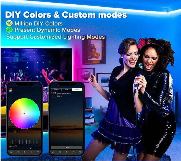 3M Silicone Strip Light Seven Color Led Neon Soft 12V Low Voltage Waterproof Strip Light - WIFI with voice function_1