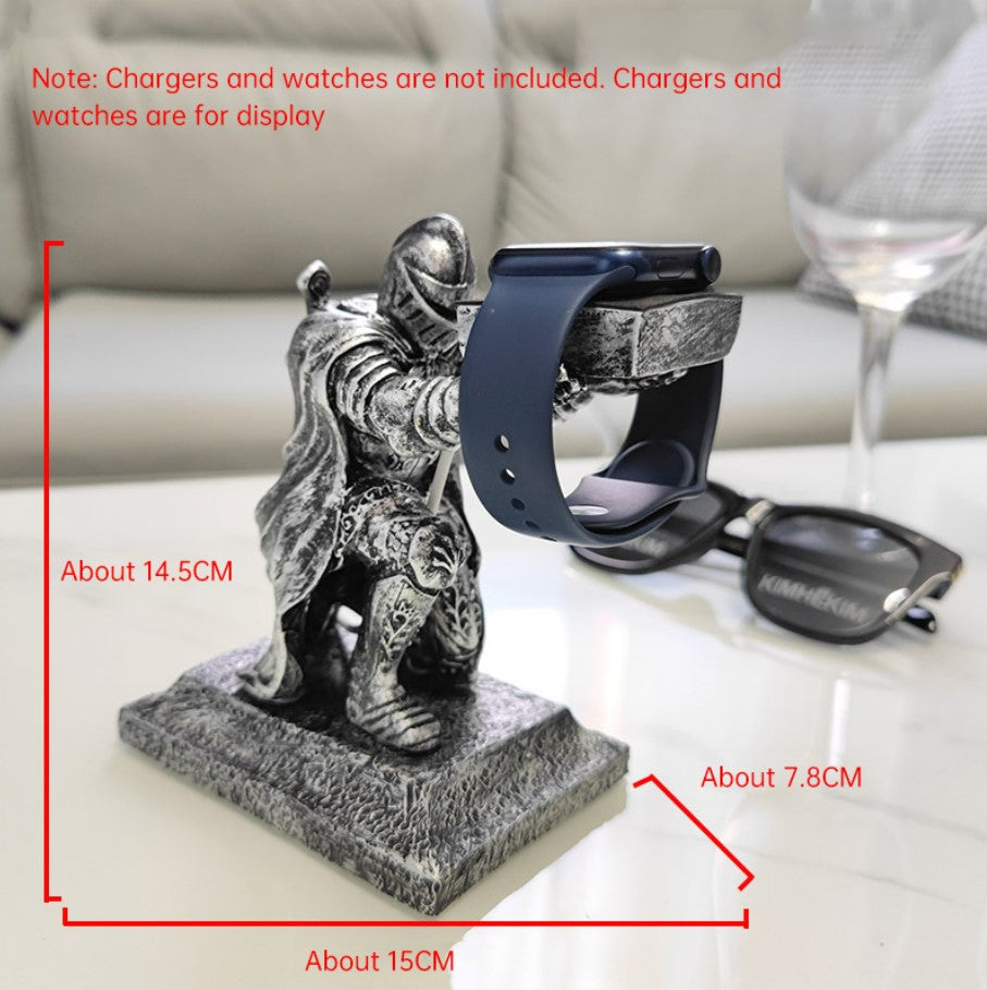 Apple Watch Charging Display Stand Black Warrior_1